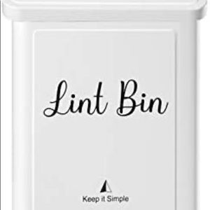 Metal Lint Bin for Laundry Room, Wall Mounted or Magnetic Mount to side of dryer